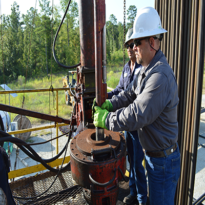 Man working Gas Lift Service